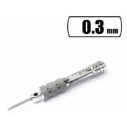 DULO r-dulo-chisel-pro-g-03 グリップ付きタガネ タングステンブレードPRO 本体 幅0.3mm [プラモデル用工具]