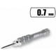 DULO r-dulo-chisel-pro-g-07 グリップ付きタガネ タングステンブレードPRO 本体 幅0.7mm [プラモデル用工具]
