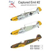 TRMED72032 1/72 マーキング “捕獲されたエミール” #2：鹵獲されたBf109E-4/BW.Nr.4101 [プラモデル用品]