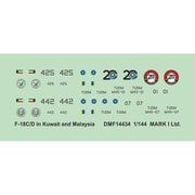 MKMDMF14434 1/144 デカール F/A-18C/D ホーネット “クウェート＆マレーシア” [プラモデル用品]