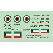 MKMDMK7232 1/72 デカール クウェート空軍 国籍マーク [プラモデル用品]
