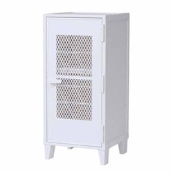 フィッツ ペグ キャビネット メッシュ [ロッカー型 収納キャビネット メッシュ 扉付き ホワイト]