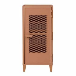 フィッツ ペグ キャビネット メッシュ [ロッカー型 収納キャビネット メッシュ 扉付き オレンジ]