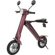 スマートEV特定原付モデル 特定小型原動機付自転車 特定小型 免許不要 折りたたみ ワインレッド