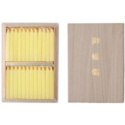 蜜蝋 あさみどり 太ダルマ48本入 桐箱