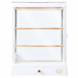 バードパレス クリアスクリーン 40W 小鳥全般 40.5×43.5×51.5cm ホワイト MB-424