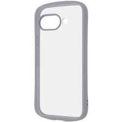 Google Pixel 9a用 Puffull 耐衝撃 バンパー ハイブリッドケース グレー RT-GP9ACMD1/GR
