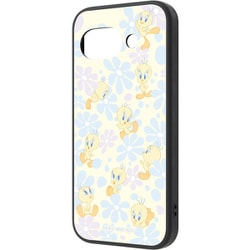 Google Pixel 9a用 ルーニー・テューンズ maru 衝撃吸収 バンパー ハイブリッドケース トゥイーティー IQ-WGP9AK4TB/LN6