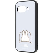 Google Pixel 9a用 ミッフィー maru 衝撃吸収 バンパー ハイブリッドケース ミッフィー_おやすみ IQ-BGP9AK4TB/MF67