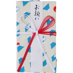 布ご祝儀袋 花結び 富士山 SB-5093