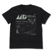 メガドライブ リフレクタープリントTシャツ BLACK XLサイズ