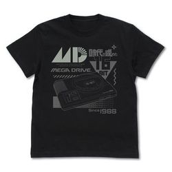 メガドライブ リフレクタープリントTシャツ BLACK Lサイズ