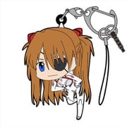 EVANGELION つままれ ストラップ 式波・アスカ・ラングレー 白プラグスーツ Ver.