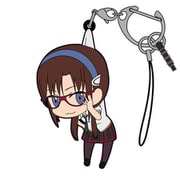 EVANGELION つままれ ストラップ 真希波・マリ・イラストリアス 制服 Ver.