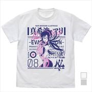 EVANGELION Tシャツ 真希波・マリ・イラストリアス WHITE Lサイズ