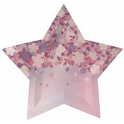 星型ペーパープレート 桜柄 直径24cm 3枚 ピンク