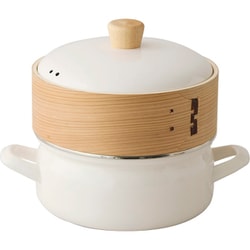 キャンベル　ホーロー ヨドバシ.com - 富士ホーロー Fuji Porcelain Enamel せいろ付き
