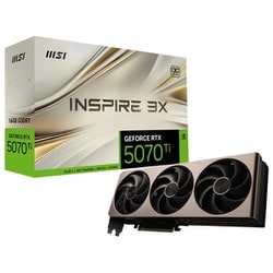 GeForce RTX 5070 Ti搭載 グラフィックボード GeForce RTX 5070 Ti 16G INSPIRE 3X OC