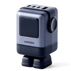 USB急速充電器 Uno USB PD（パワーデリバリー）/QC（クイックチャージ）対応 100W USB-C×3/USB-A×1 ロボット型 GaN採用 45514B UGR-OT-000023