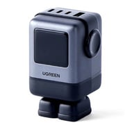 USB急速充電器 Uno USB PD(パワーデリバリー)/QC(クイックチャージ)対応 100W USB-C×3/USB-A×1 ロボット型 GaN採用 45514B UGR-OT-000023