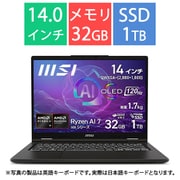 ノートパソコン/msi Venture A14 AI+ A3HM /14型/Ryzen AI 7 350/メモリ 32GB/SSD 1TB/Windows 11 Home Venture-A14-AI+A3HMG-1055JP