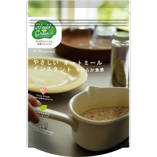 Feel＆Green やさしいオートミール インスタント やわらか食感 210g