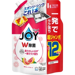 ジョイ W除菌 贅沢グレープフルーツの香り 詰め替え 超ジャンボ 1550ml [食器用洗剤]