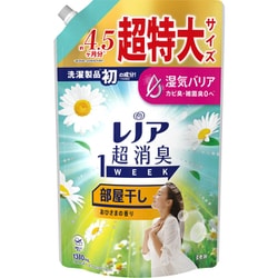 レノア 超消臭1WEEK 部屋干し おひさまの香り 詰め替え 超特大 1380ml [柔軟剤]