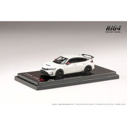 HJ645063W 1/64 Honda CIVIC TYPE R （FL5） RACING BLACK Package/純正オプションパーツ装着車 チャンピオンシップホワイト [ダイキャストミニカー]