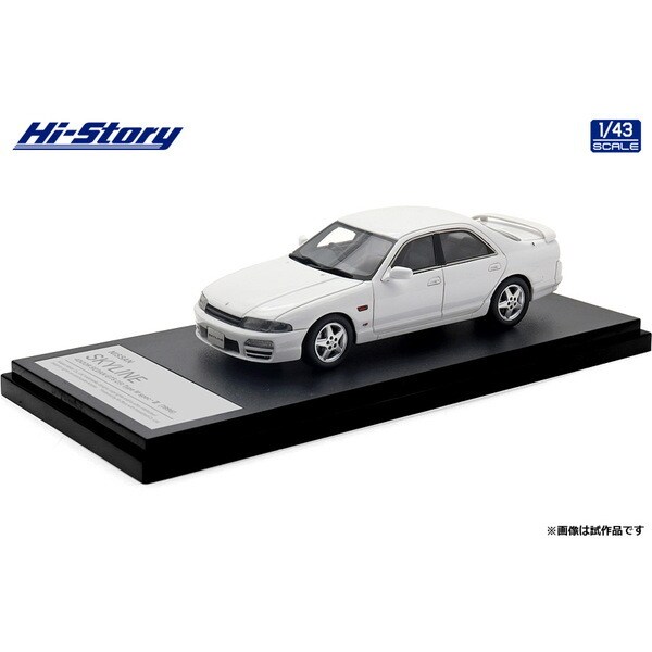 HS477WH 1/43 NISSAN SKYLINE 4DOOR SEDAN GTS25t Type M spec・II （1996） ホワイト [レジンキャストミニカー]