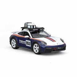 BUR28029 1/24 ポルシェ 911 （992） ダカール 2023 ホワイト/ブルー [ダイキャストミニカー]
