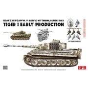 RFM5140 1/35 Sd.Kfz.181 タイガーI 前期型 w/ヴィットマン レジンフィギュア クルスク 1943年 グレードアップ版 [組立式プラスチックモデル]