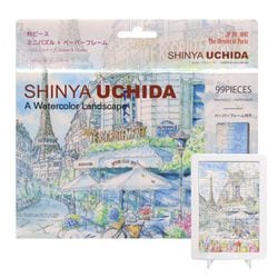JP99-002 SHINYA UCHIDA ミニパズル＋ペーパーフレーム 002 The Streets of Paris [ジグソーパズル 99ピース]