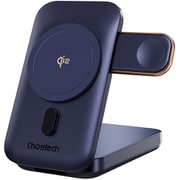 3-in-1 モバイルバッテリー B750 Qi2 MagLeap 10,000mAh PD20W Qi2ワイヤレス充電対応 ブルー sp230004-C04