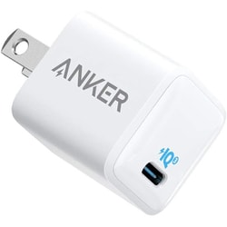 USB急速充電器 Anker PowerPort III Nano 20W PowerIQ 3.0 （Gen2）搭載 USB PD（パワーデリバリー）対応 20W USB-C×1ポート ホワイト A2633N25