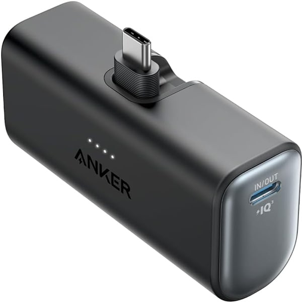 Anker Nano Power Bank （22.5W, Built-In USB-C Connector） USB-C端子一体型 超小型 モバイルバッテリー 5000mAh ブラック A1653N11