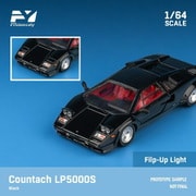 FY64093 1/64 Countach LP5000S Metallic black [ダイキャストミニカー]
