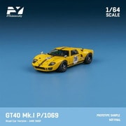 FY64095 1/64 GT40 Mk.I P1069 #98 Yellow Road Car Version [ダイキャストミニカー]