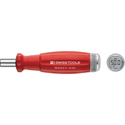 デジタルトルクハンドルV02 トルク調整範囲0.1-0.5Nm ビット別売り 9318.M10-50JCBB