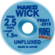 FR641-2515-J [はんだ吸取線 ウィック アンフラックス サイズ2.5mm × 1.5m]