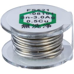 FS521-08101 [HEXSOL鉛フリーはんだ 線径0.8mm 長さ1m]