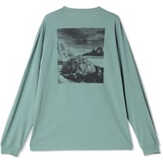 ハードウェアグラフィックロングスリーブ T ユニセックス カットソー Blue Pine(355) Lサイズ OE1412