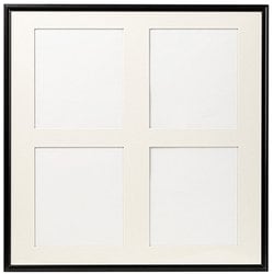 NEWパチット ミニ色紙 4窓 ブラック NAPT-M4-BK