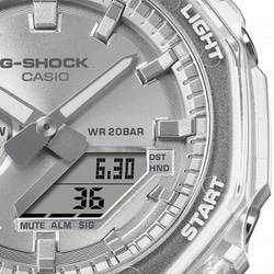 新品カシオCASIO G-SHOCK 国内正規品 GA-2100BM-7A8JF G-SHOCK ブライトメタリックダイヤルシリーズ シルバー GA
