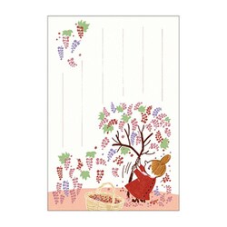 ポストカード 季節のムーミンはがき 秋「ぶどうの収穫」1枚入 F0312502