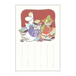 ポストカード 季節のムーミンはがき 秋「読書」1枚入 F0312505
