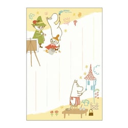 ポストカード 季節のムーミンはがき 秋「お絵描き」1枚入 F0312512