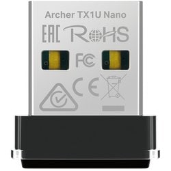 無線LAN子機 Wi-Fi 6（11ax）対応 287Mbps AX300 MU-MIMO 3年保証 Archer TX1U Nano