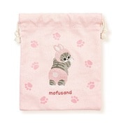 MFS-466 mofusand(モフサンド) 巾着 フロッキー うさにゃん