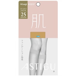 アスティーグ 肌 25デニール ひざ下 22-25cm ピンクオークル FS5025